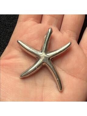 Sterling Silver Starfish Pendant Necklace
